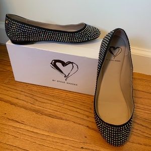 Steve Madden Dreemy flat with multicolor rhinestones